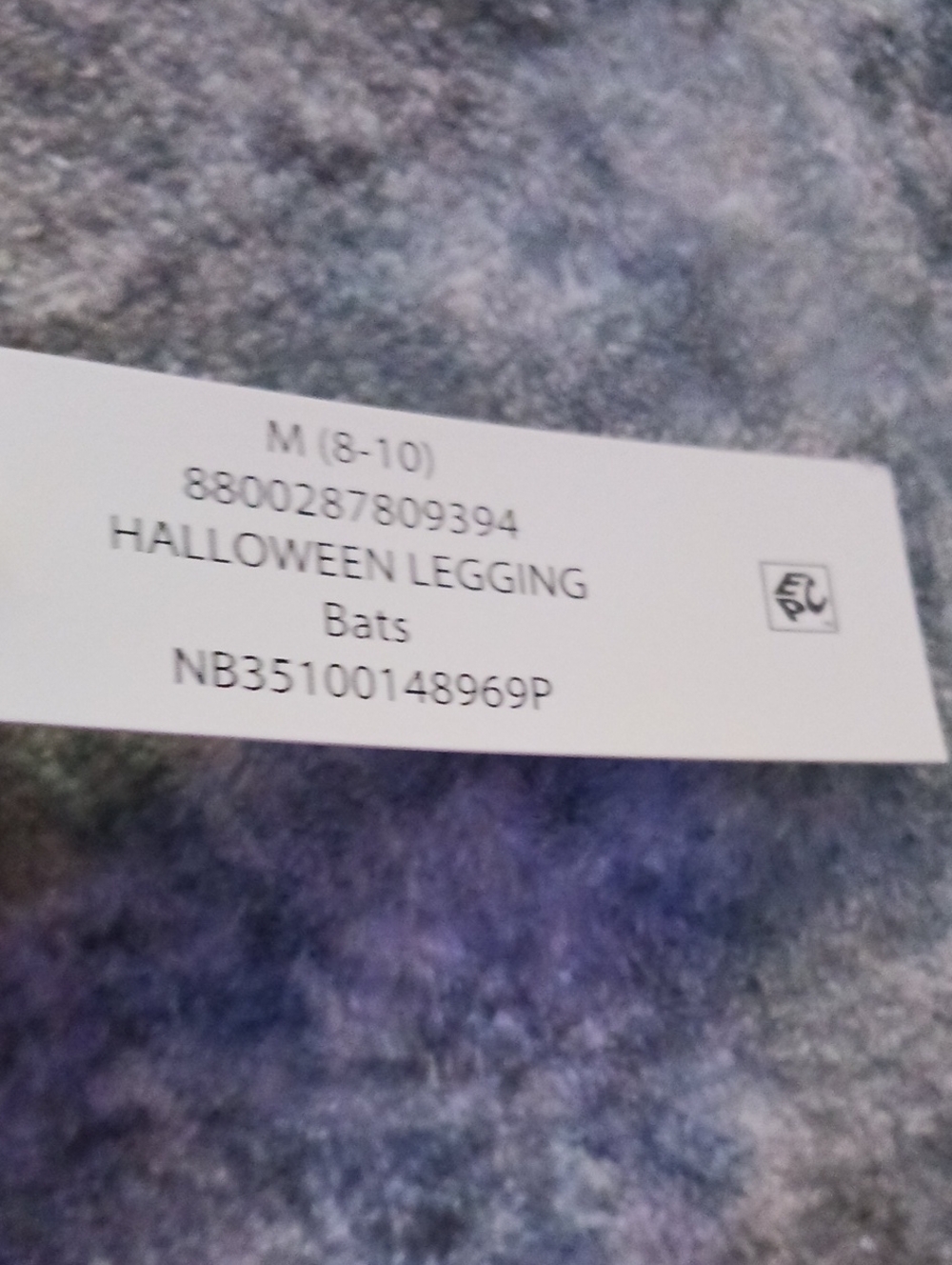 No Boundaries Halloween Legging Medium Bats - Picture 3 of 4